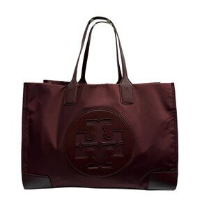 Tory Burch Burgundy Tote Bag